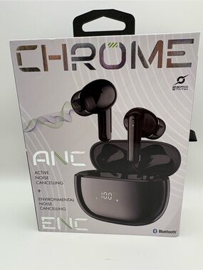 CHROME True Wireless ANC & ENC Earbuds in Black